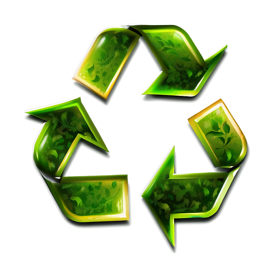 Detailed Recycle Symbol Illustration Png 05252024 PNG Image