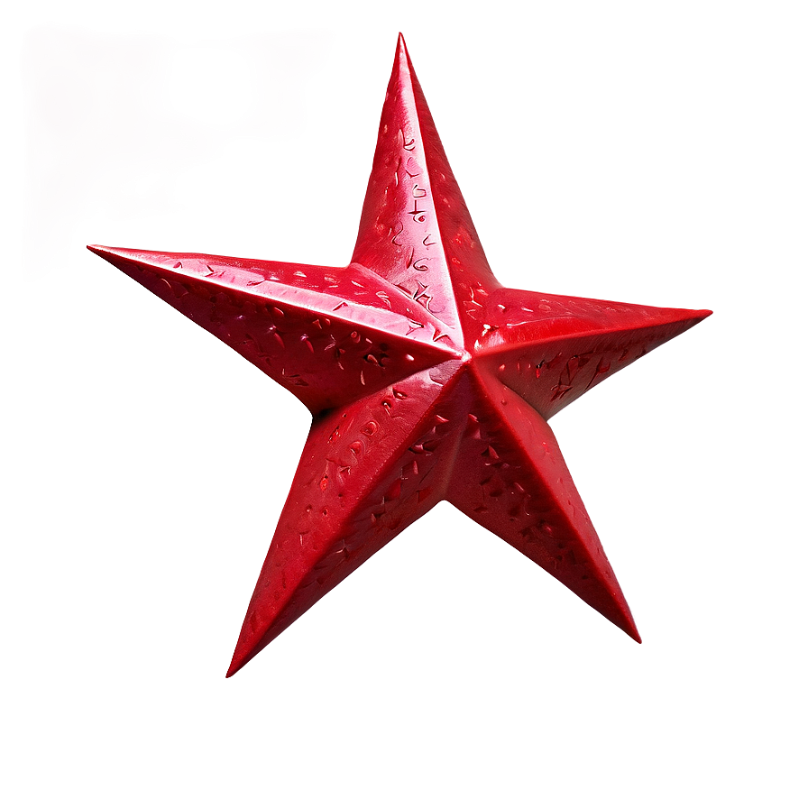 Detailed Red Star Png Qud62 PNG Image