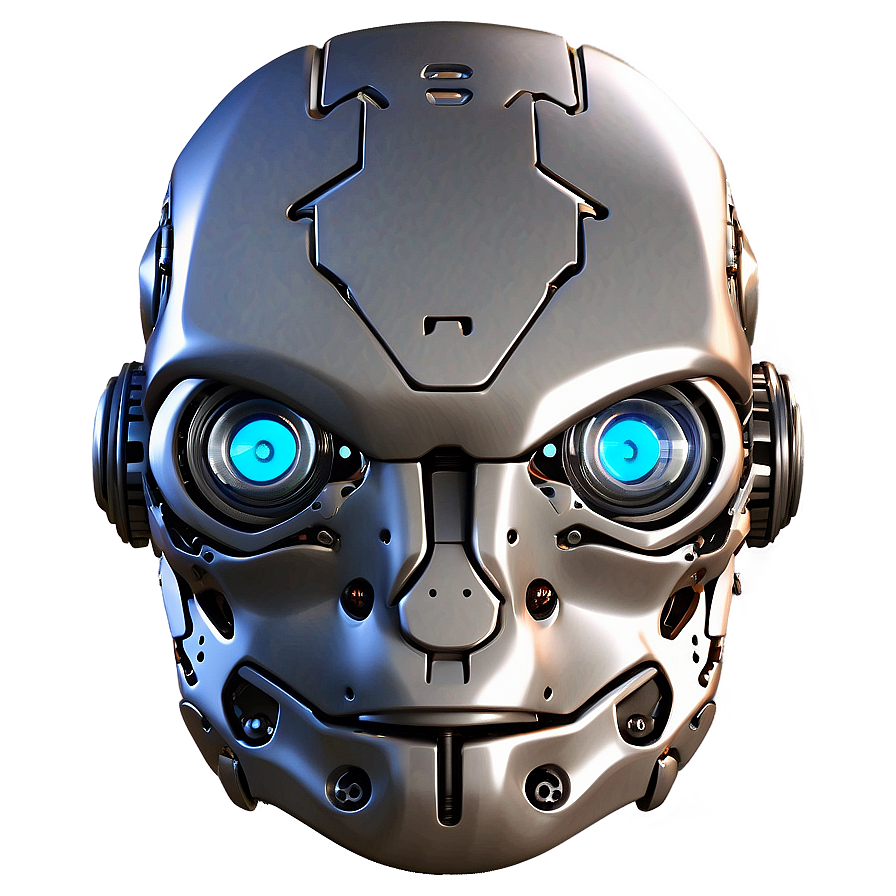 Detailed Robot Head Png 06212024 PNG Image