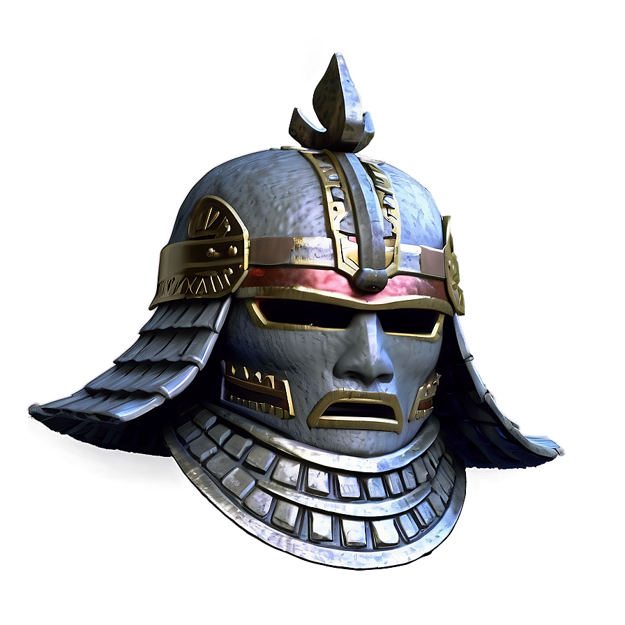 Detailed Samurai Helmet Png Vki PNG Image