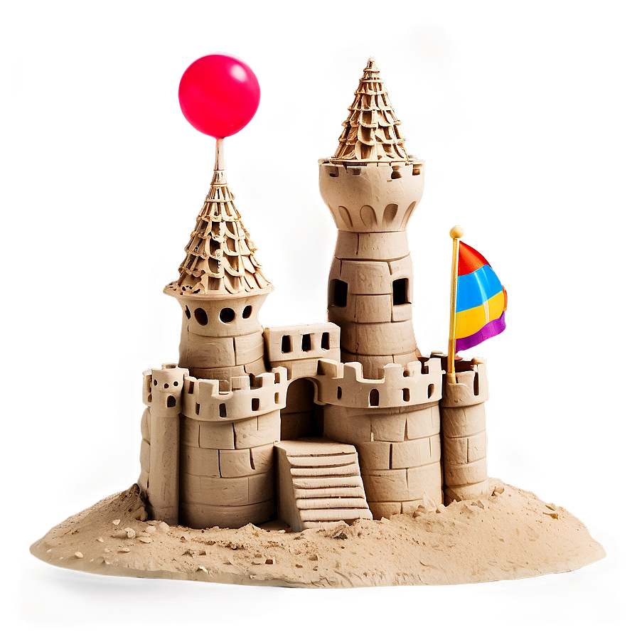 Detailed Sandcastle Png Bsj PNG Image