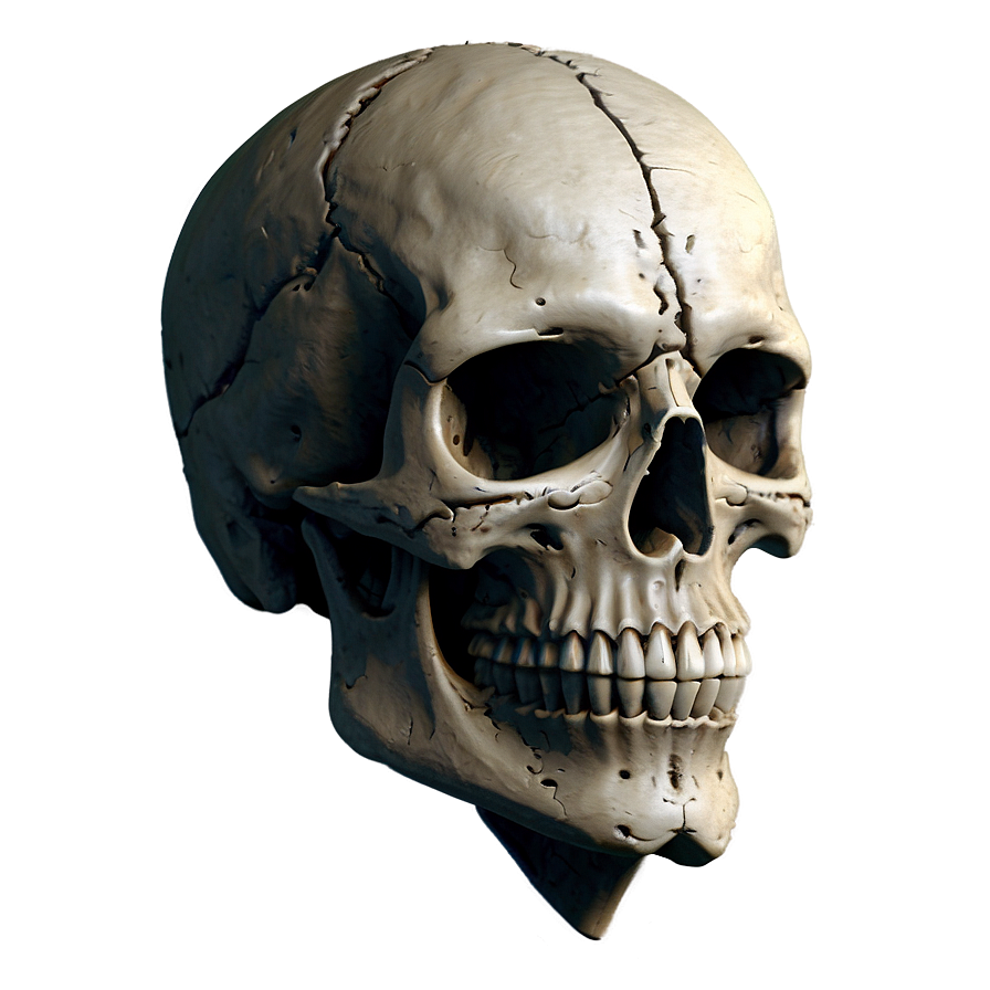 Detailed Skull Face Sketch Png 67 PNG Image