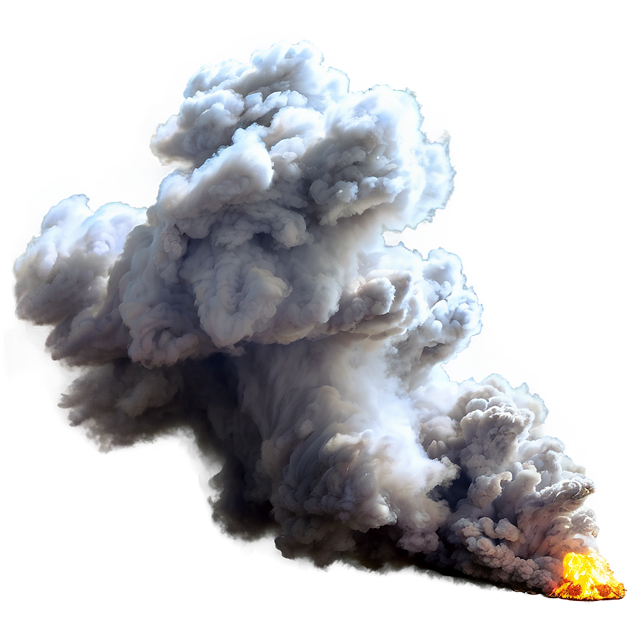 Detailed Smoke Explosion Drawing Png Opu PNG Image