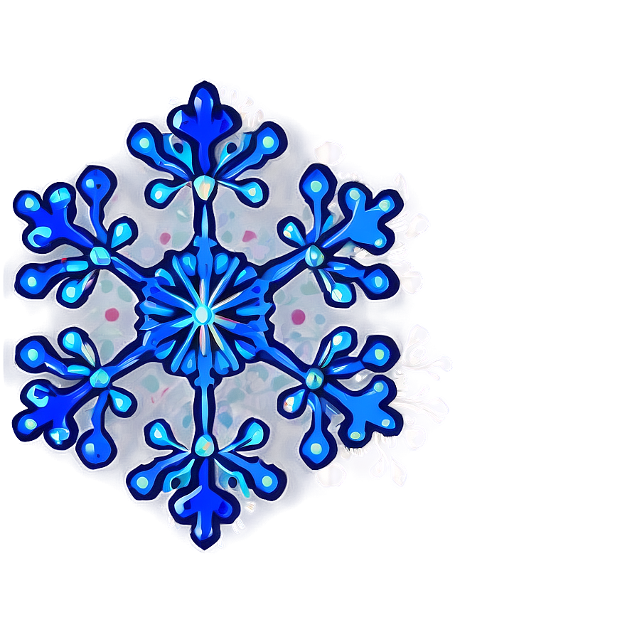 Detailed Snowflake Art Png Xes PNG Image