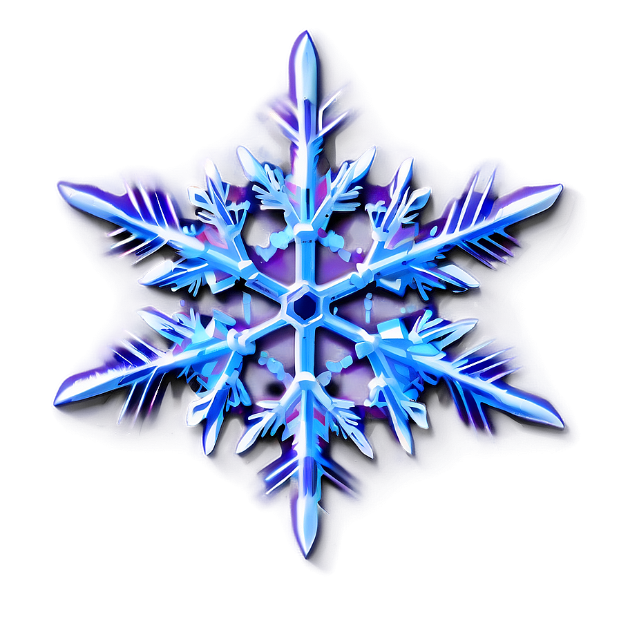 Detailed Snowflake Structure Png Eqp44 PNG Image