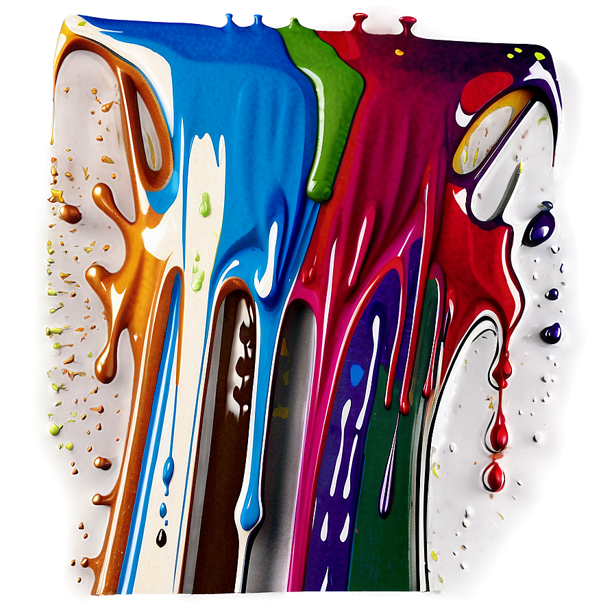 Detailed Spray Paint Drip Png 48 PNG Image