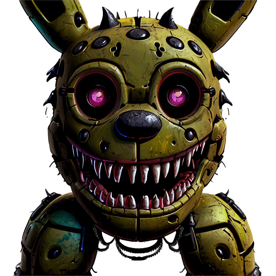 Detailed Springtrap Drawing Png Vnb PNG Image