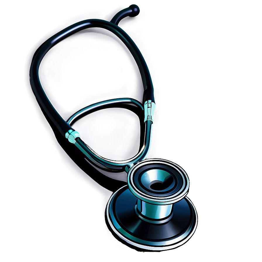 Detailed Stethoscope Heart Png Rbq78 PNG Image