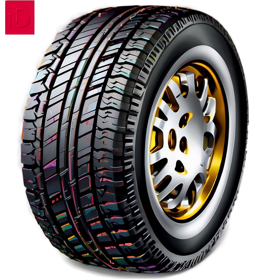 Detailed Tire Tread Illustration Png Jml19 PNG Image