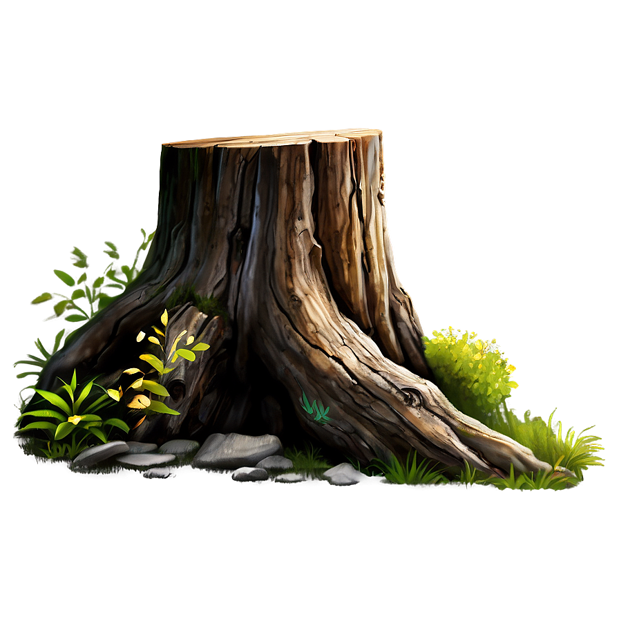 Detailed Tree Stump Png 36 PNG Image