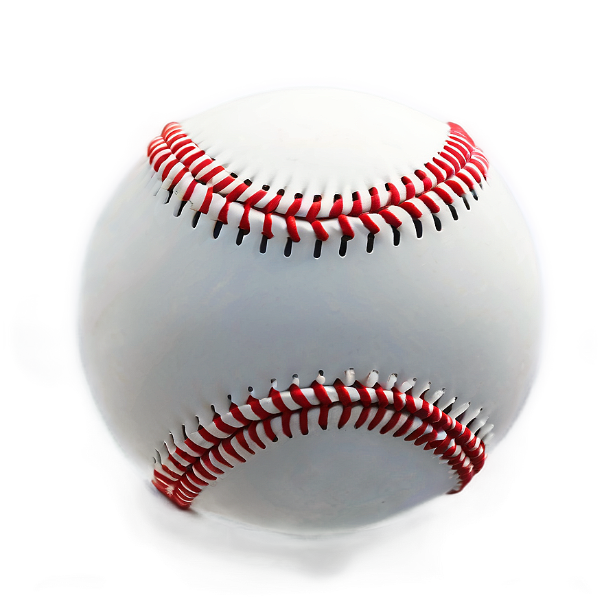 Detailed White Baseball Seams Png 06282024 PNG Image