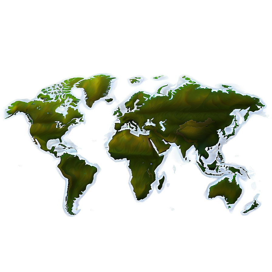 Detailed World Map Drawing Png 99 PNG Image