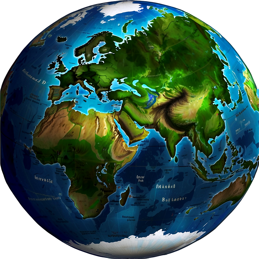 Detailed World Map Png 05032024 PNG Image