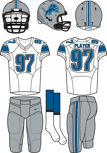 Detroit Lions Uniform Number97 PNG Image