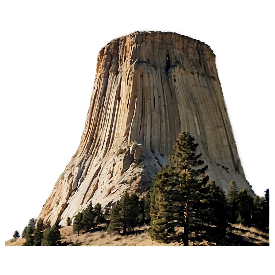 Devil's Tower Monument Wyoming Png Ldr22 PNG Image