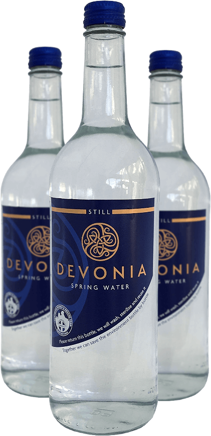 Devonia Spring Water Bottles PNG Image