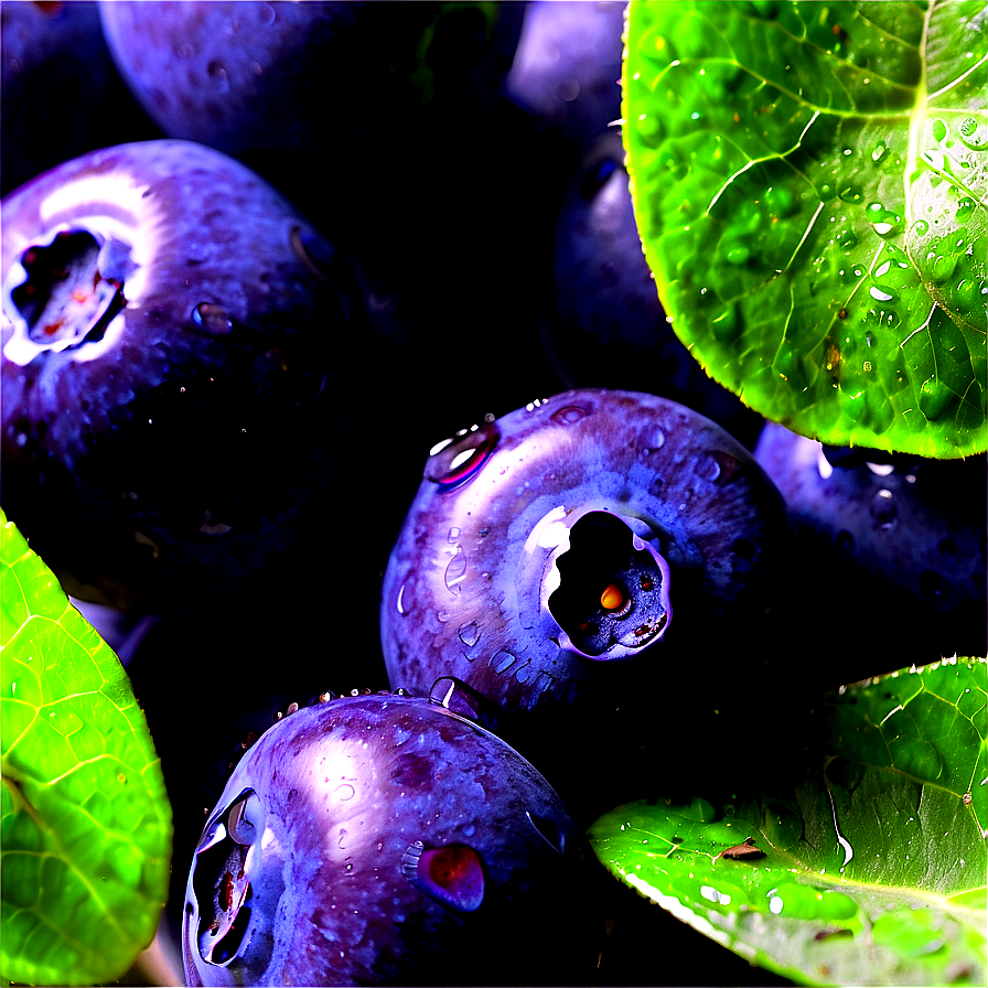 Dewy Blueberry Morning Png Ace PNG Image