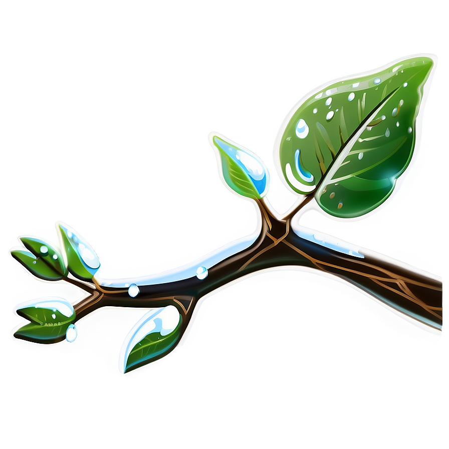 Dewy Twig Png 20 PNG Image