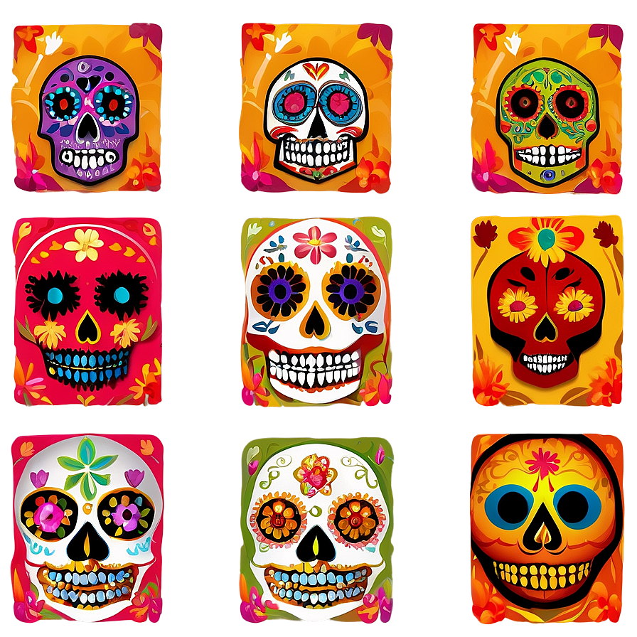 Dia De Los Muertos Commemorative Altars Png Cfh45 PNG Image