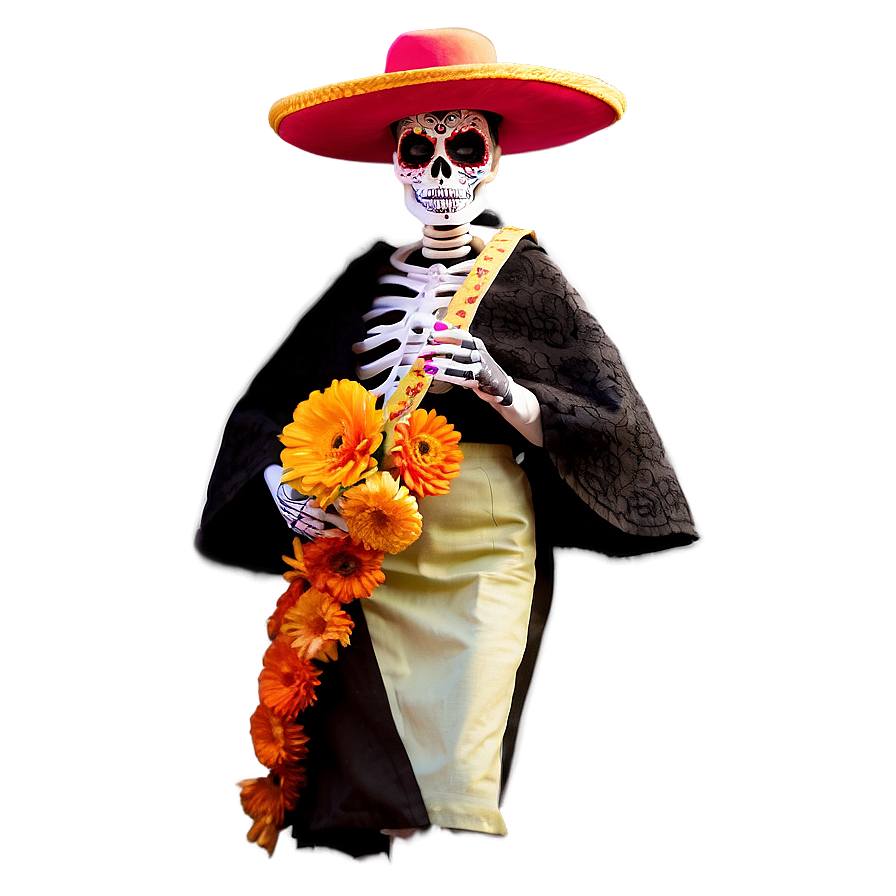 Dia De Los Muertos Commemorative Parades Png Bsk PNG Image