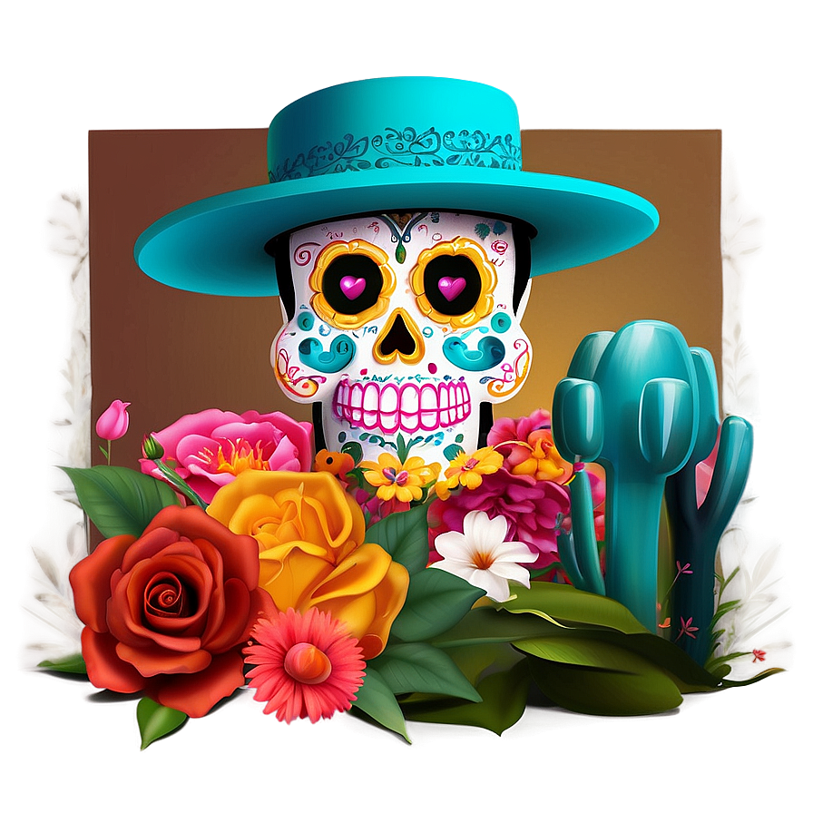 Dia De Los Muertos Family Reunions Png Map PNG Image