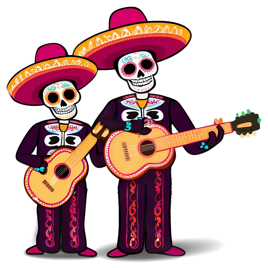 Dia De Los Muertos Mariachi Bands Png Imd11 PNG Image