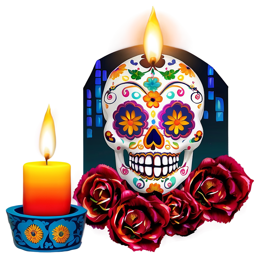 Dia De Los Muertos Nighttime Vigils Png 06112024 PNG Image