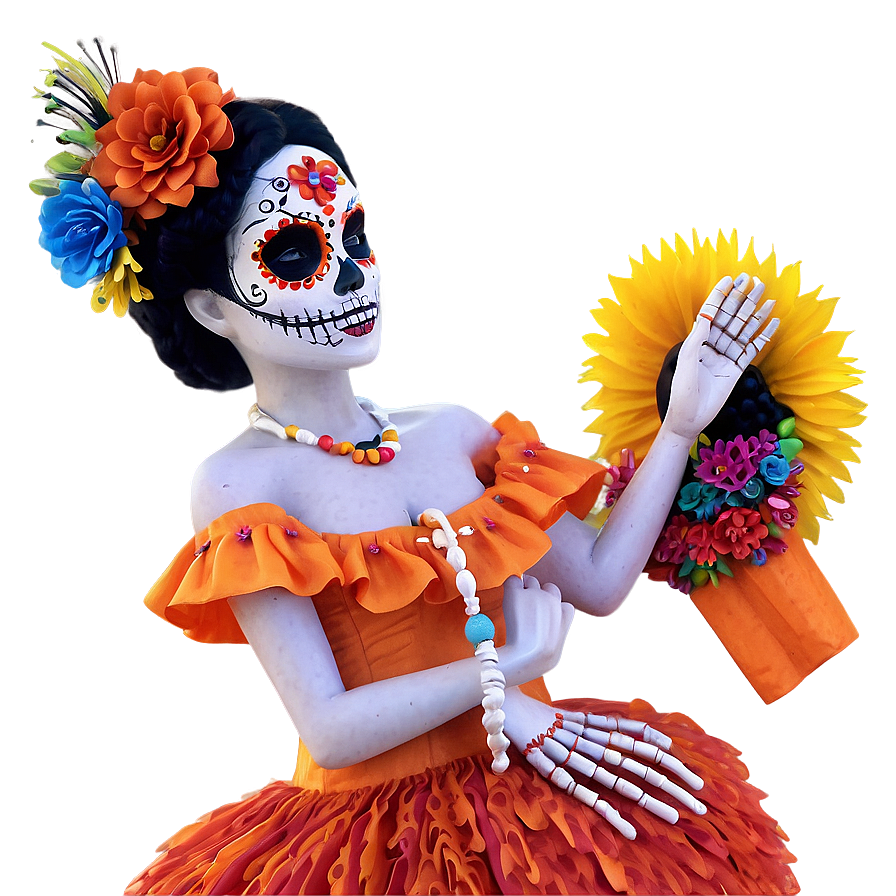 Dia De Los Muertos Street Festivities Png 06112024 PNG Image