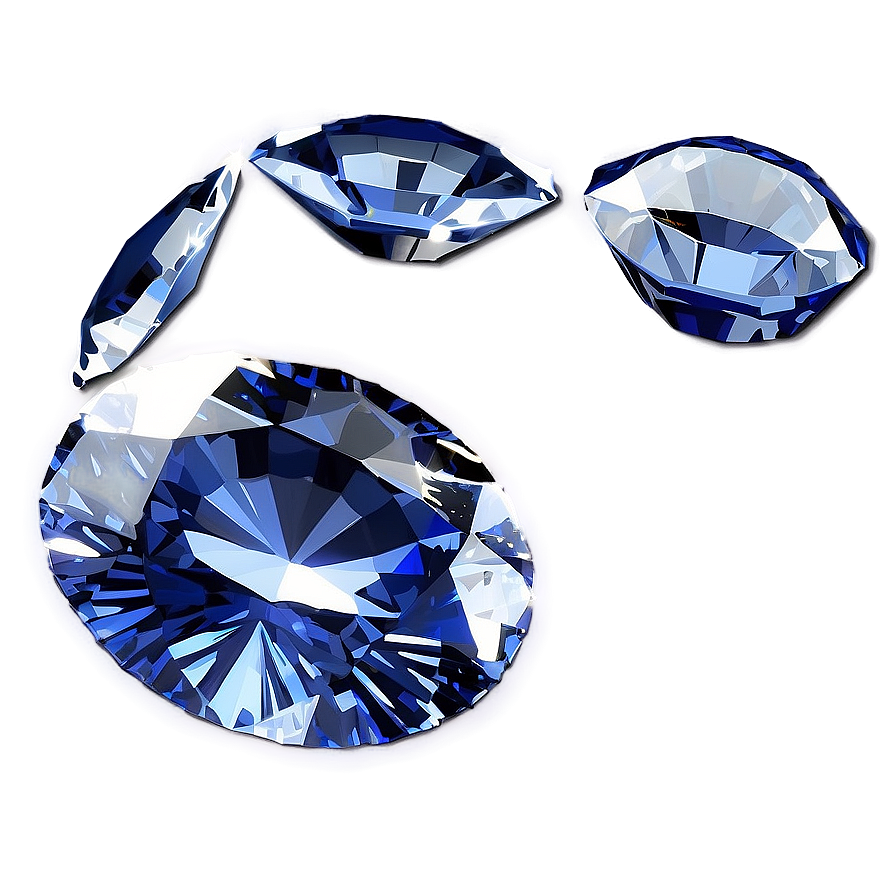 Diamond And Sapphire Combo Png Qwt PNG Image