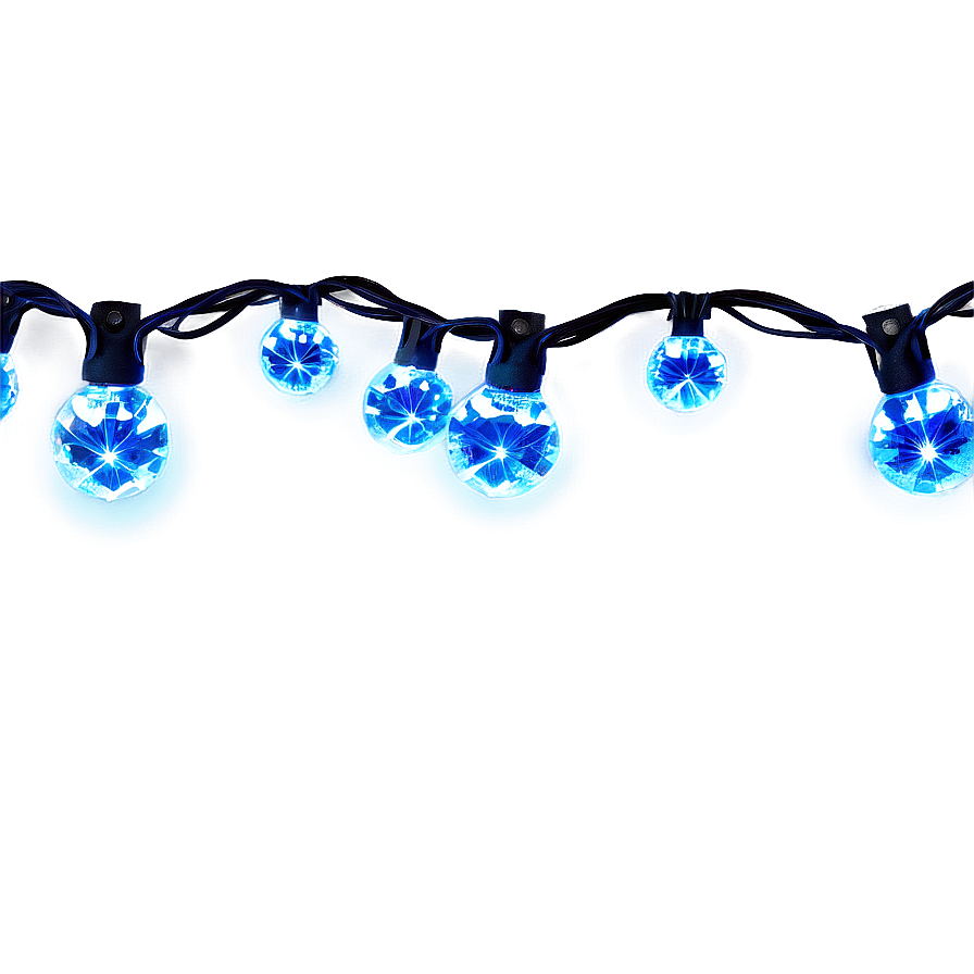 Diamond Cut Christmas String Lights Png Sdr67 PNG Image