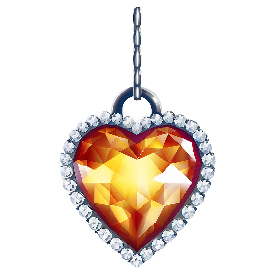 Diamond Heart Emoji Transparent Png Cwi74 PNG Image