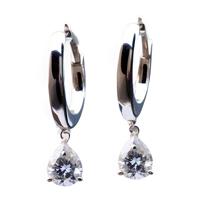 Diamond Hoop Earring Png 48 PNG Image