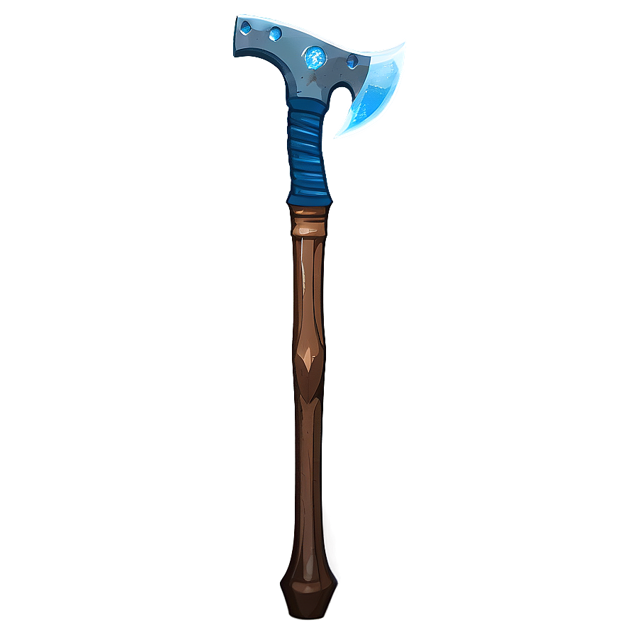 Diamond Pickaxe With Leather Grip Png 14 PNG Image