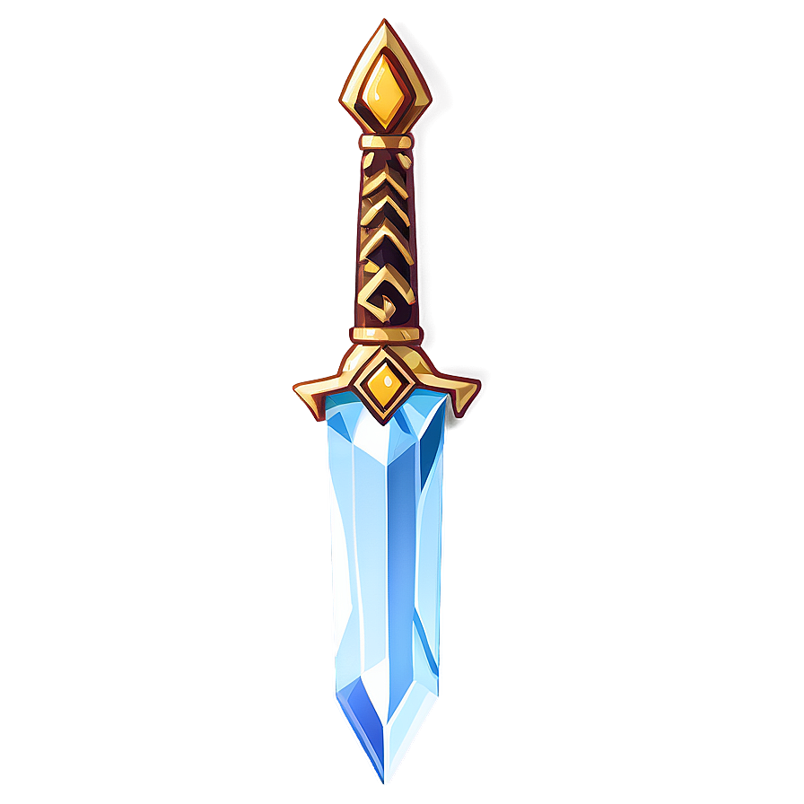 Diamond Sword In Stone Png 05252024 PNG Image