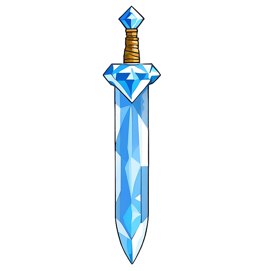 Diamond Sword In Stone Png 77 PNG Image