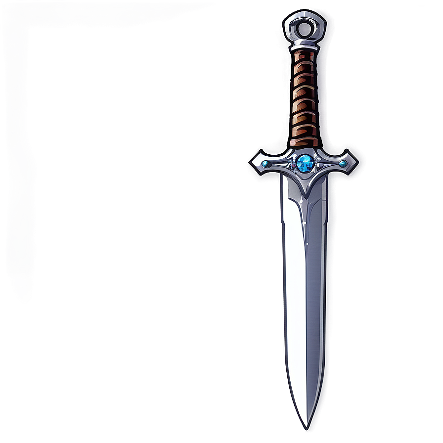 Diamond Sword With Leather Grip Png Rwo96 PNG Image