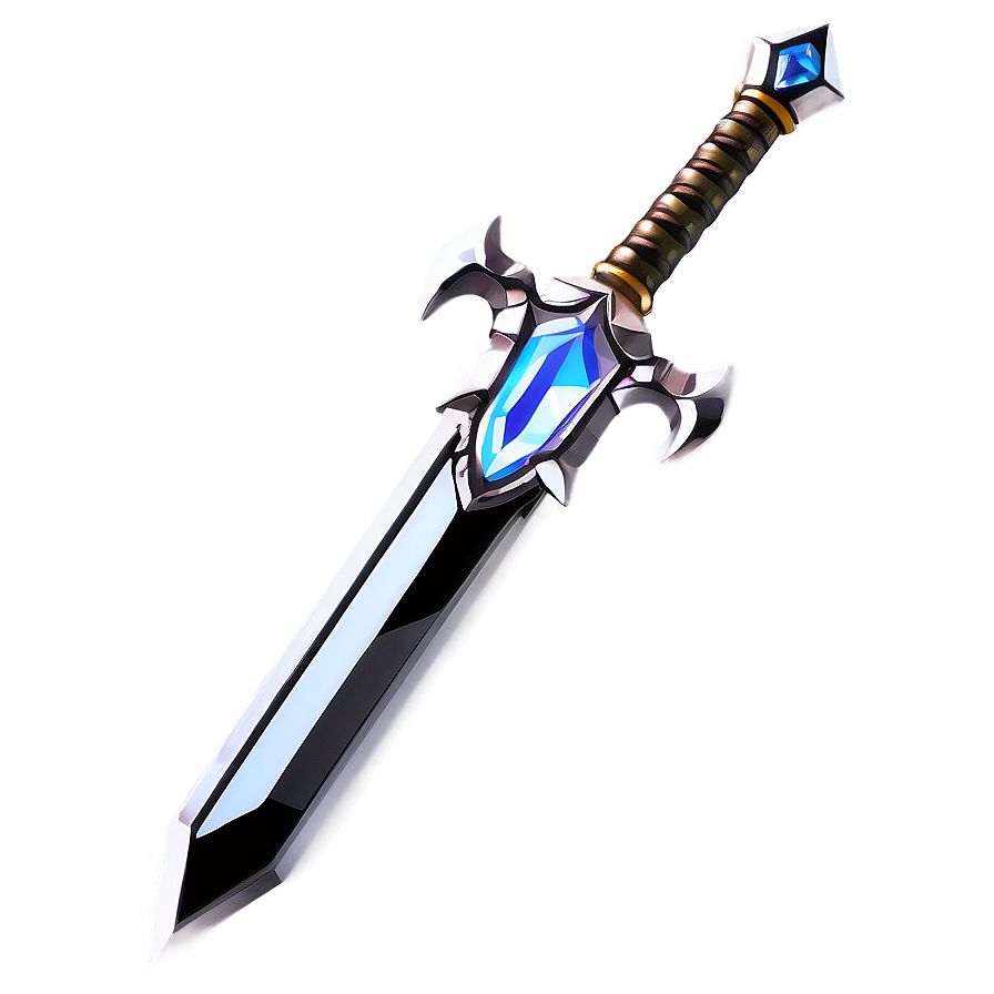 Diamond Sword With Light Reflection Png Lhd22 PNG Image