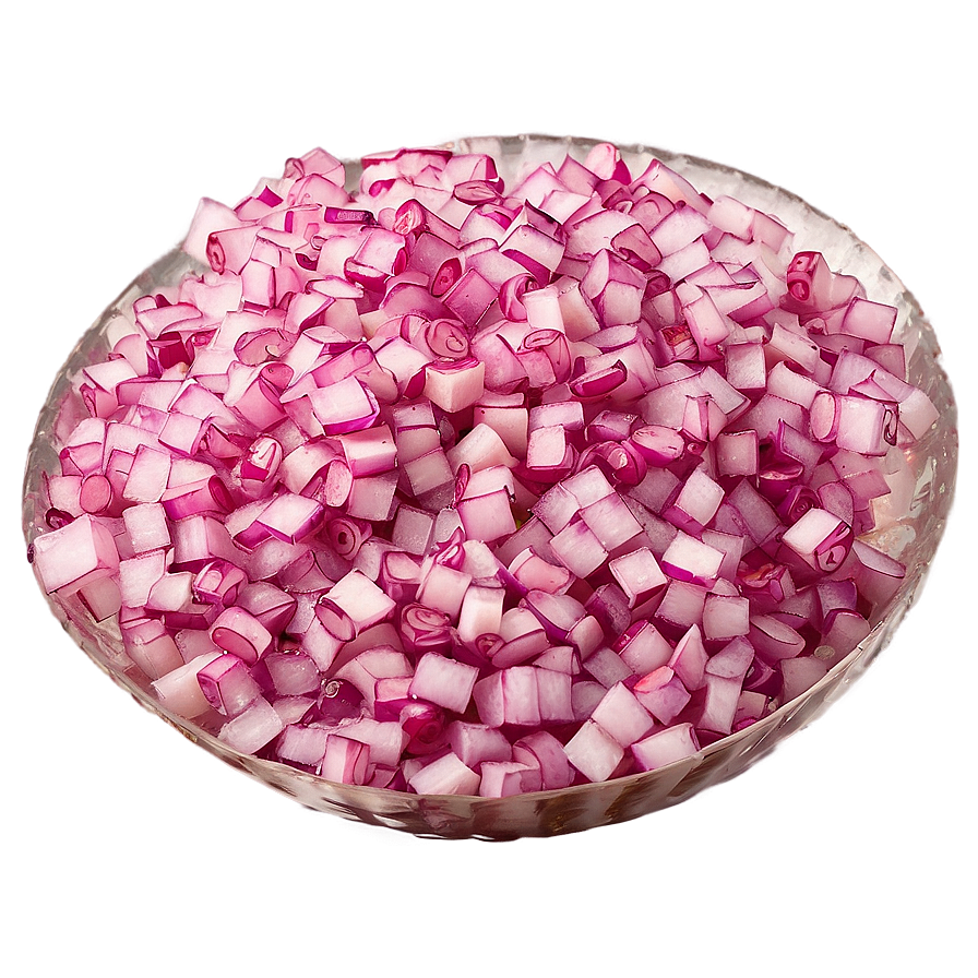 Diced Red Onion Png Fqh PNG Image