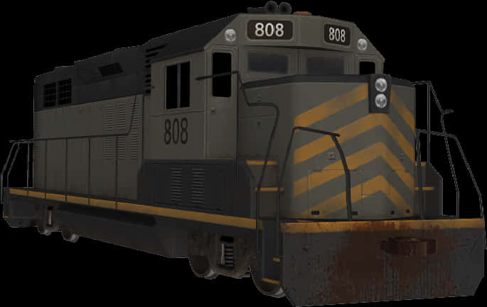 Diesel Locomotive808 PNG Image