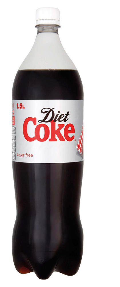 Diet Coke Bottle1.5 L Sugar Free PNG Image