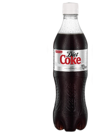 Diet Coke Plastic Bottle PNG Image