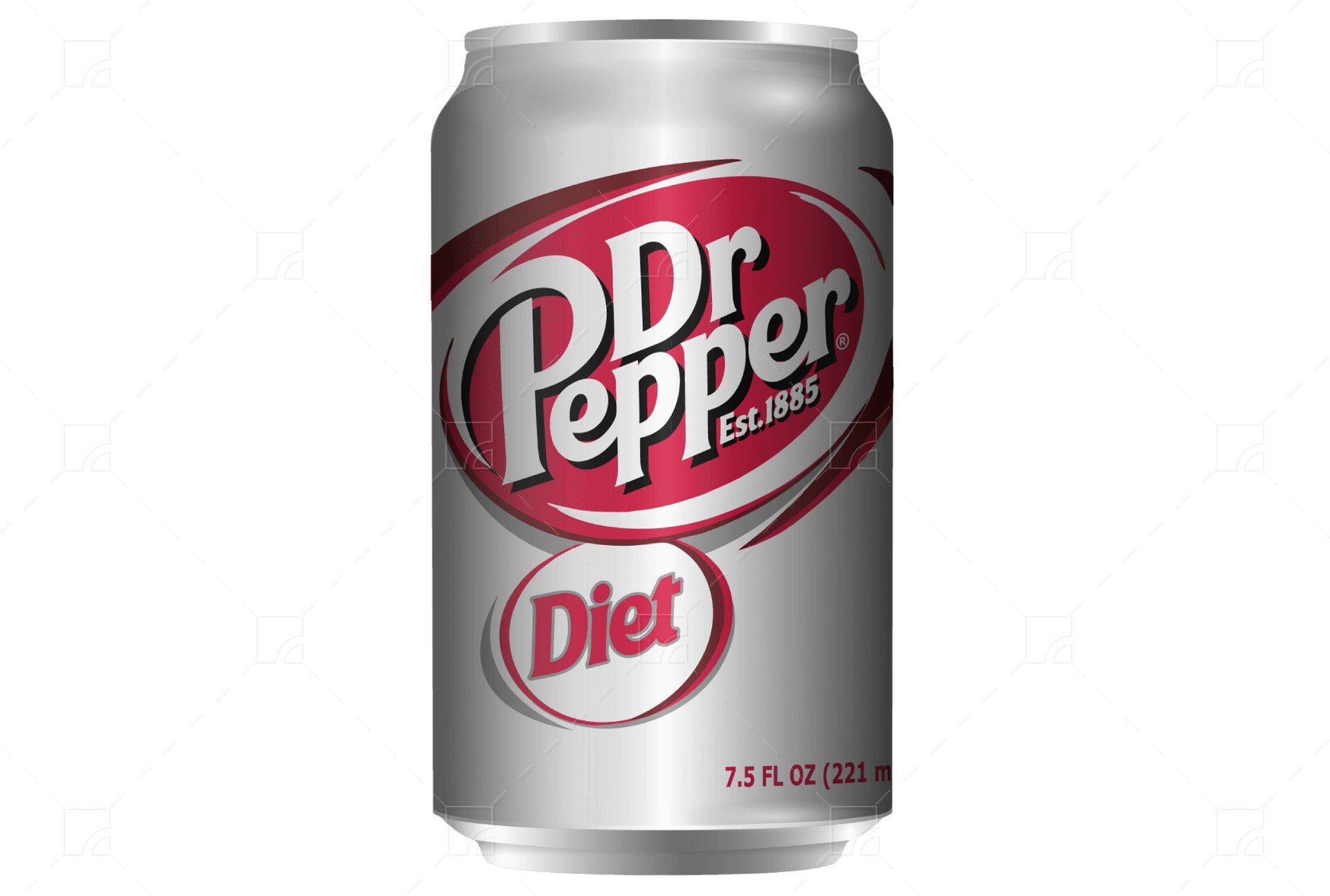 Diet Dr Pepper Can PNG Image