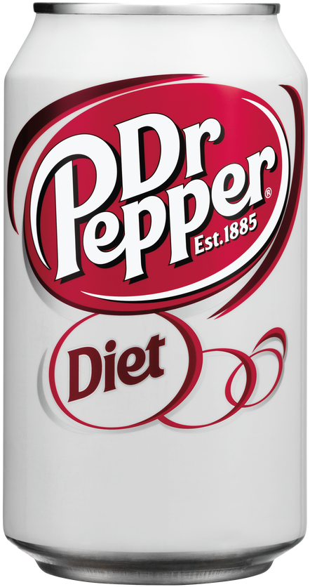 Diet Dr Pepper Can PNG Image