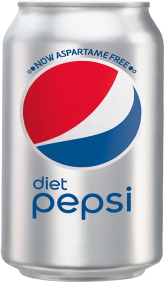 Diet Pepsi Aspartame Free Can PNG Image