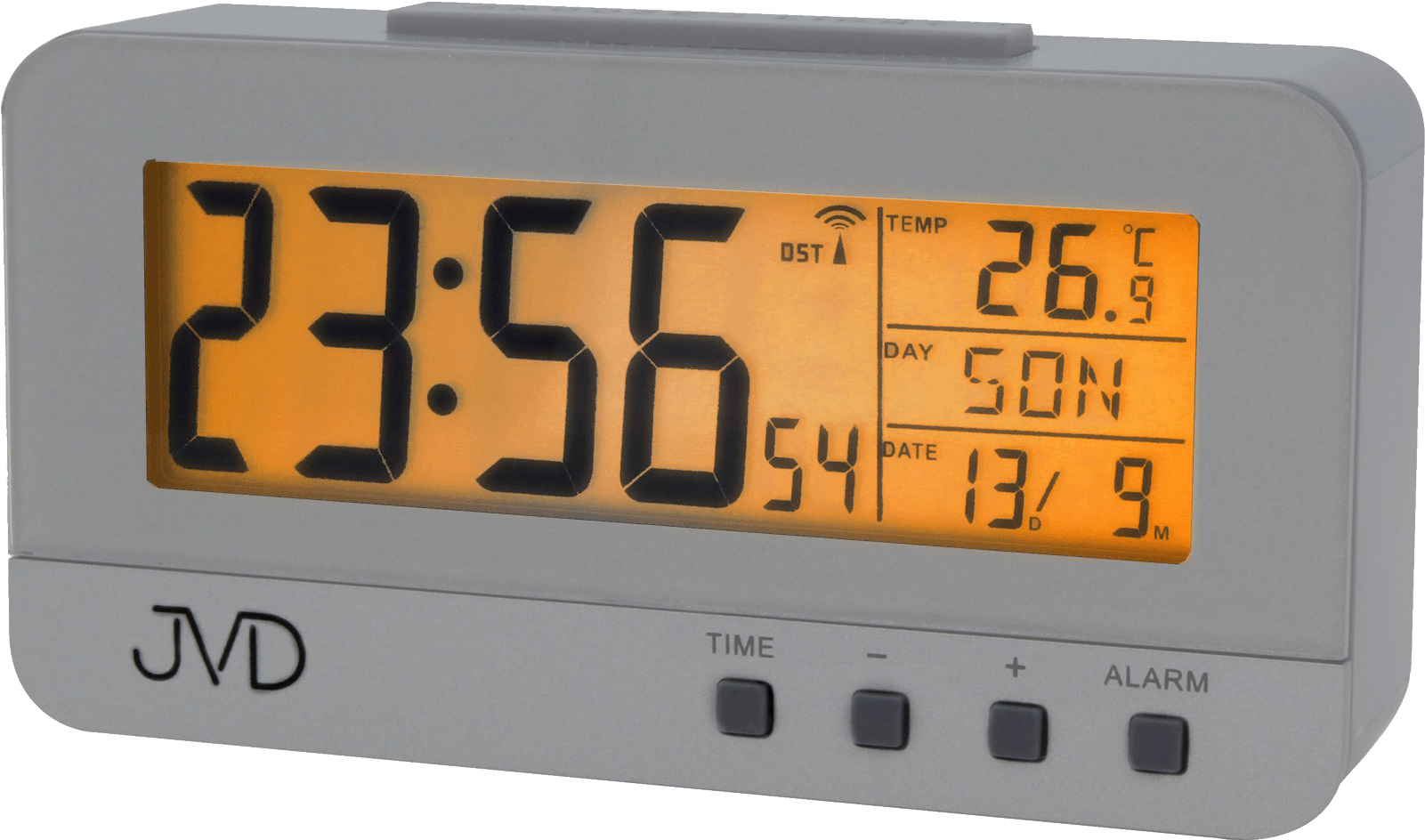 Digital Alarm Clock Display PNG Image