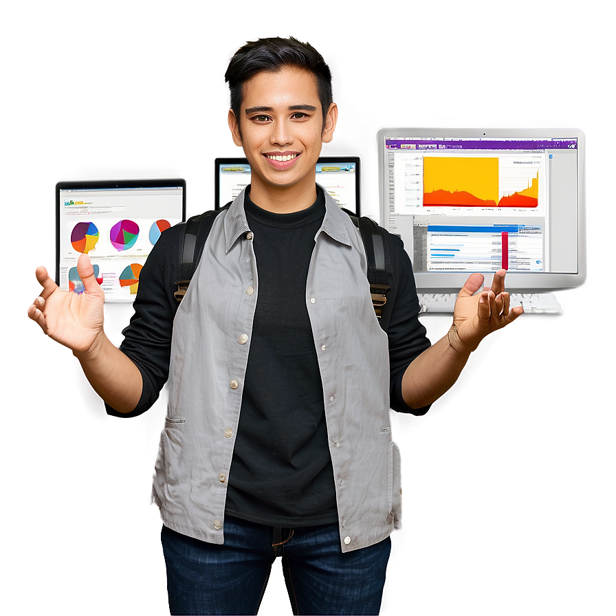 Digital Analytics Expert PNG Image