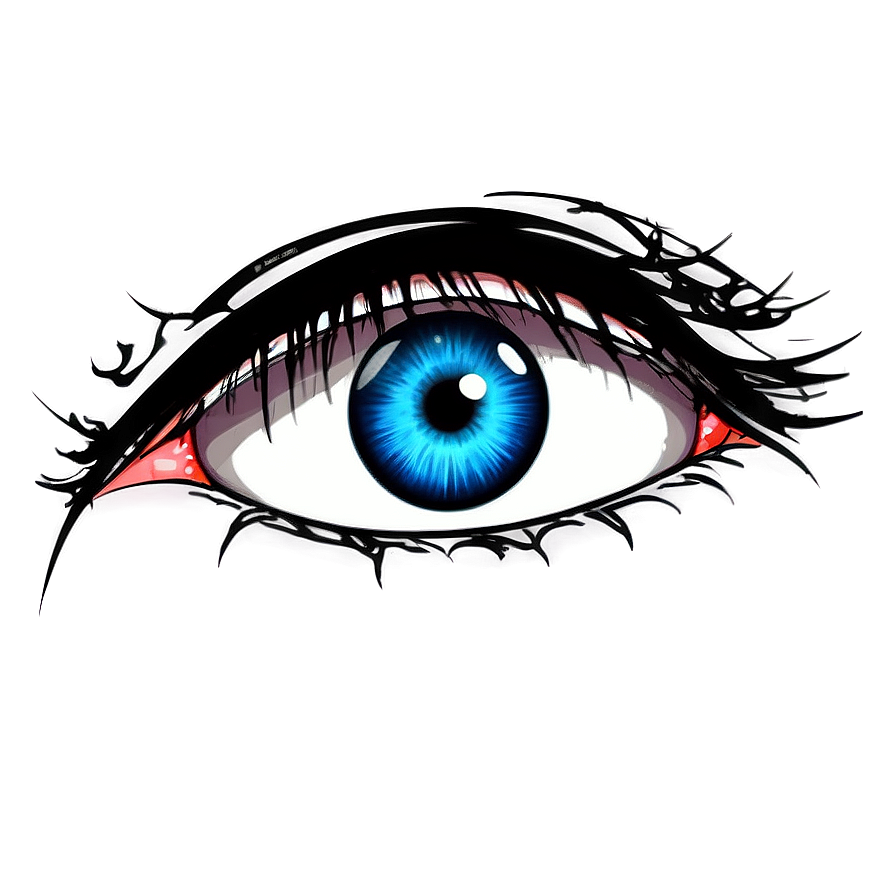 Digital Art Anime Eyes Png Sxj PNG Image