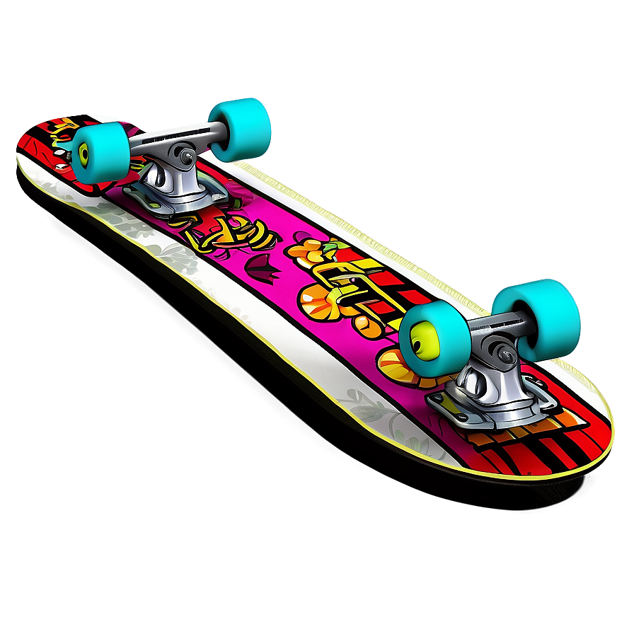 Digital Art Skateboard Png 17 PNG Image