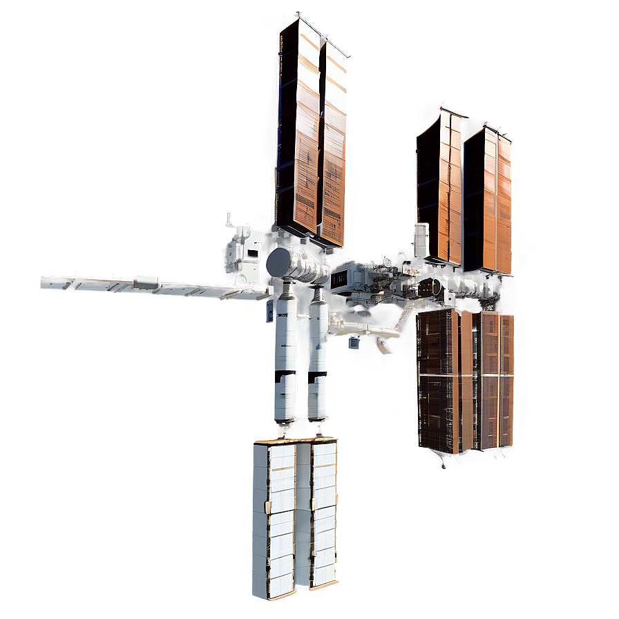 Digital Artwork Of Iss In Orbit Png 06282024 PNG Image