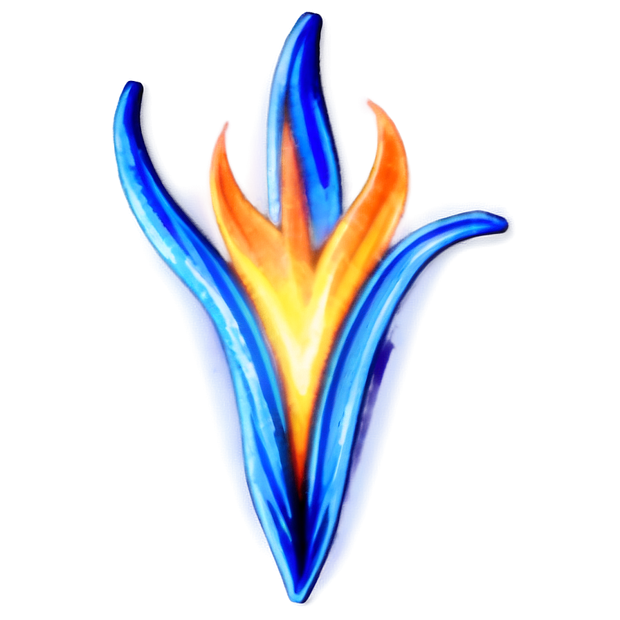 Digital Blue Flame Creation Png Uiu88 PNG Image